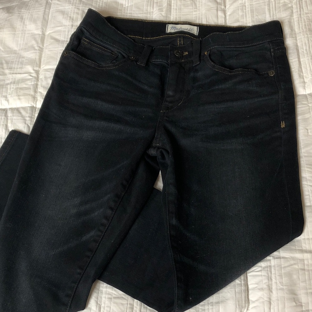 Madewell Dark Wash Skinny Skinny Crop Jeans  27